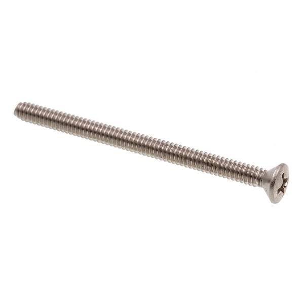 Prime-Line Machine Screw, Oval Head, Phil Drive No. 6-32 X 2in 18-8 Stainless Steel 20PK 9010580 - main